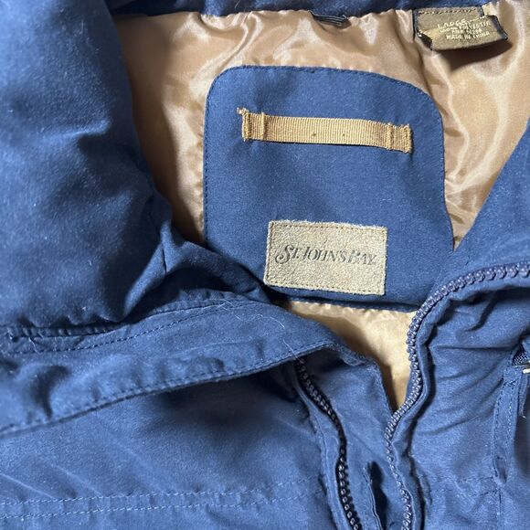 Men’s Trail Puffer Vest L Zip Pockets Inner Pocket Adjustable Hem Outdoor Hike - Picture 3 of 14